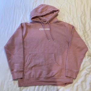 Glossier Pink Hoodie Small